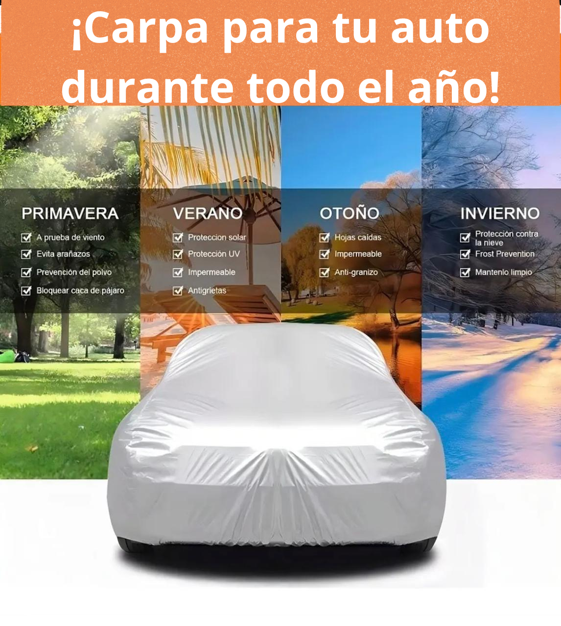 CARPA PARA AUTO TALLA M